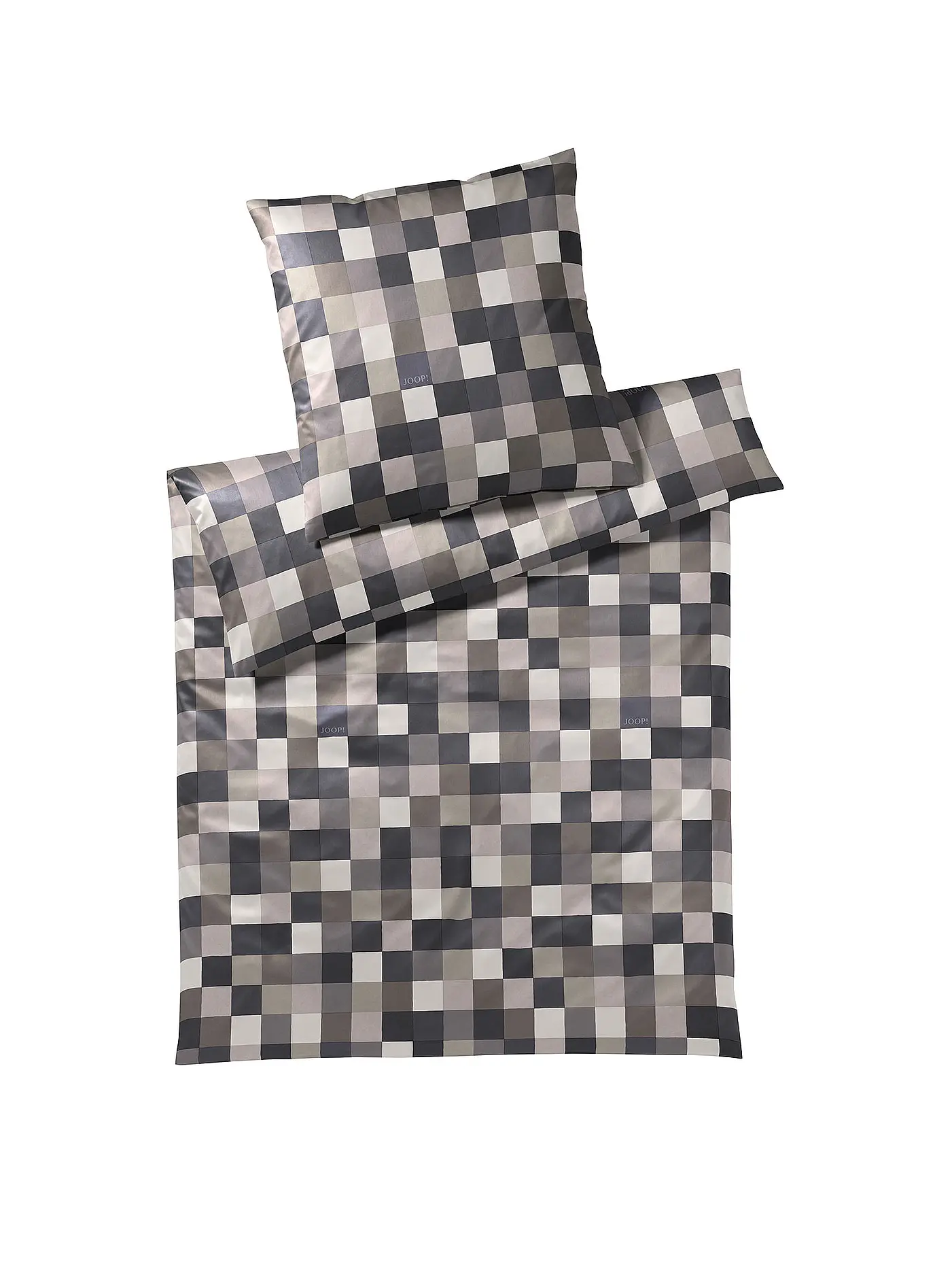 JOOP | Satin Bettwäsche Mosaik 70x90cm / 140x200cm | 